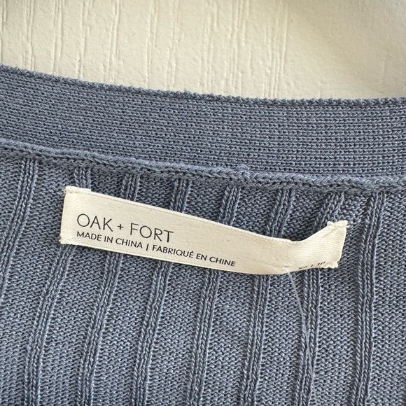 OAK+FORT Blue Cardigan [S] - Picture 3 of 3